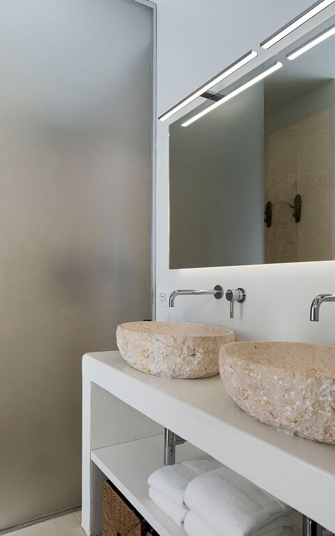 Villa Petite Afrique: Badrum