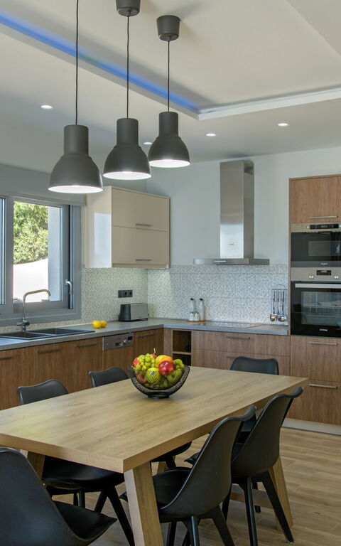 Villa Alkyoni: Kök, Lunchrum