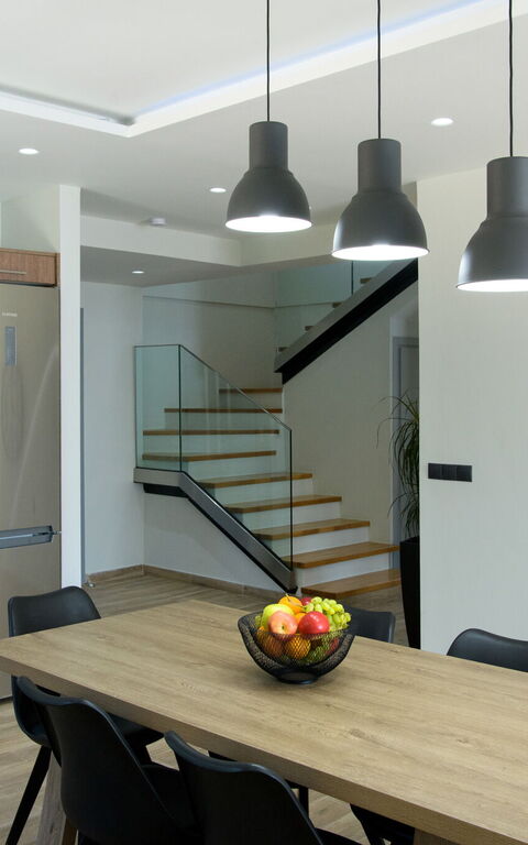 Villa Alkyoni: Kök, Lunchrum