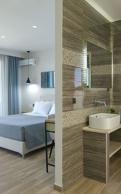 Villa Alkyoni: sovrum