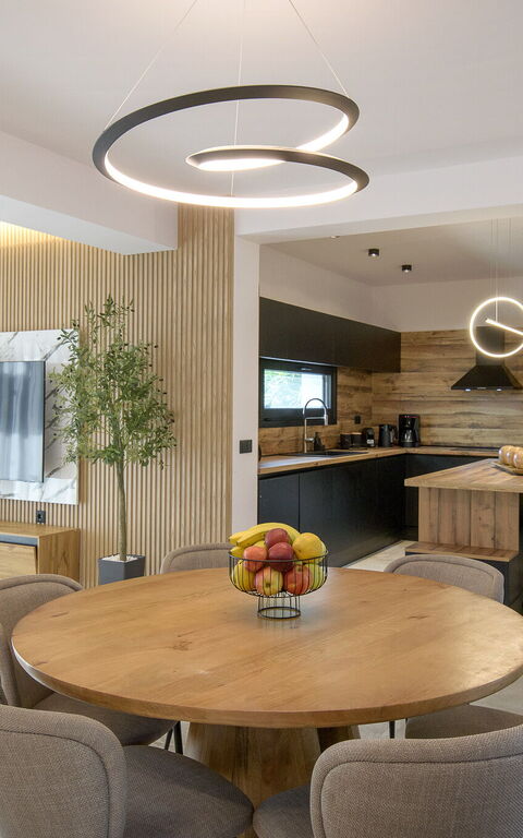 Villa Melitti: Kök, Vardagsrum