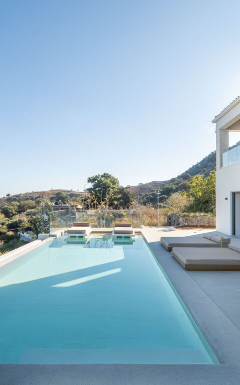 Lofos Horizon Villa: Exteriör, slå samman, Utomhus