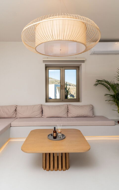 Lofos Horizon Villa: Vardagsrum