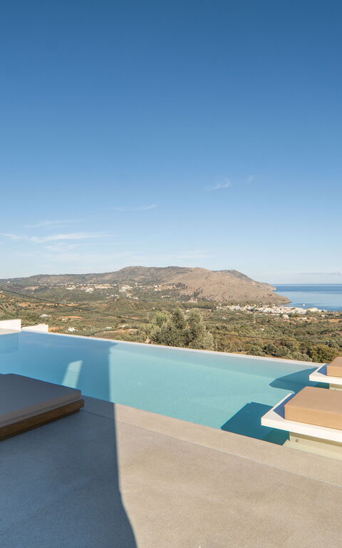 Lofos Horizon Villa: Exteriör, slå samman, Utomhus