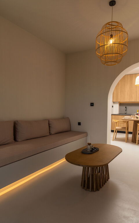 Lofos Horizon Villa: Vardagsrum