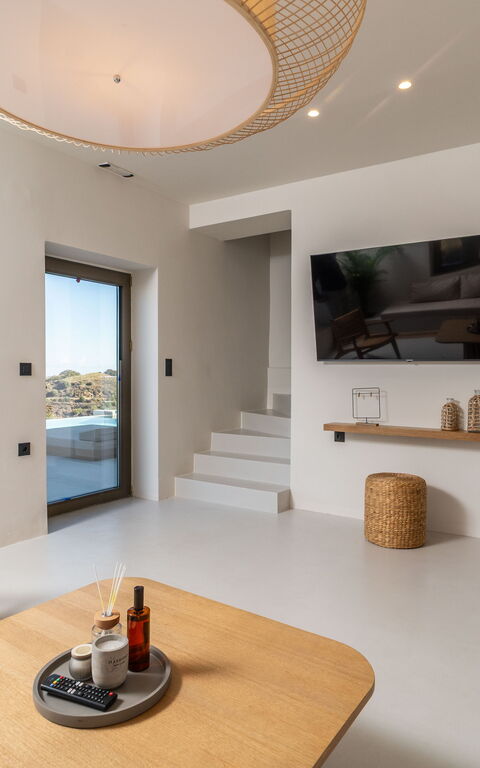 Lofos Horizon Villa: Vardagsrum