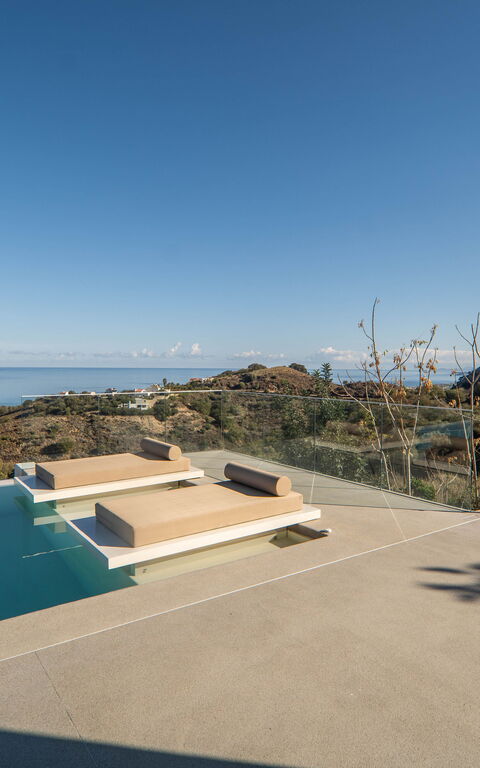 Lofos Horizon Villa: Exteriör, slå samman, Utomhus