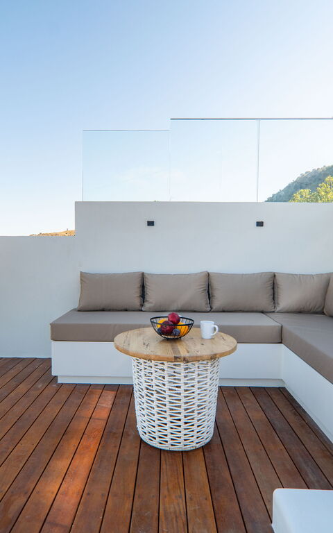 Lofos Horizon Villa: Balkong / terrass / uteplats, Exteriör, Utomhus