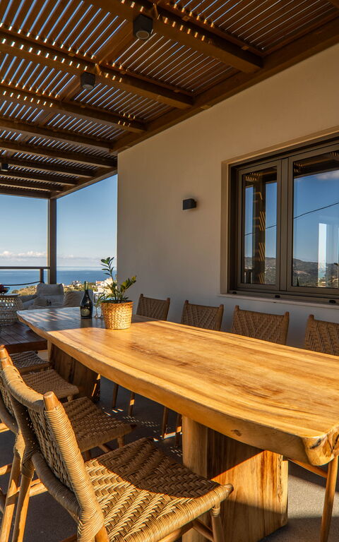 Lofos Horizon Villa: Balkong / terrass / uteplats, Exteriör, Utomhus