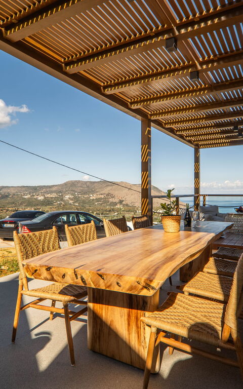 Lofos Horizon Villa: Balkong / terrass / uteplats, Exteriör, Utomhus