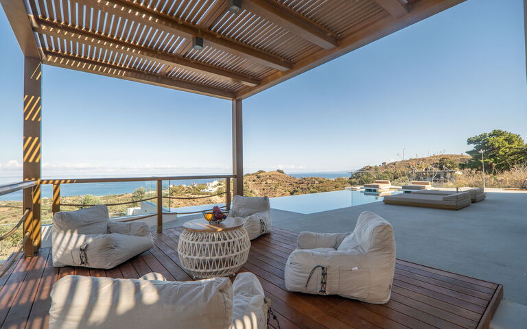 Lofos Horizon Villa: Balkong / terrass / uteplats, Exteriör, slå samman, Utomhus