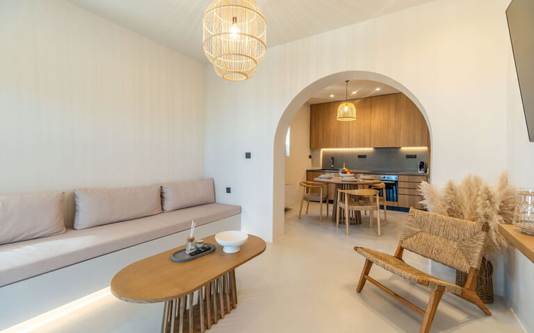 Lofos Horizon Villa: Vardagsrum