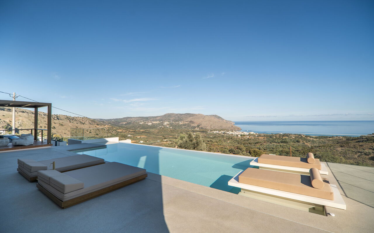 Lofos Horizon Villa: Exteriör, slå samman, Utomhus