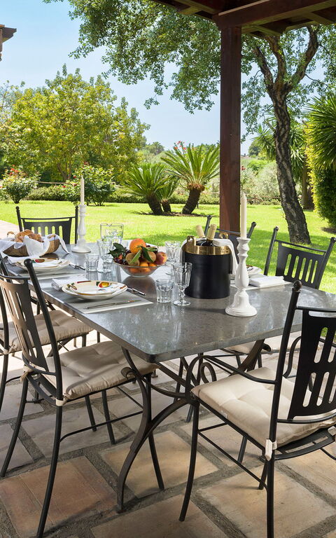 Villa Saracina: Balkong / terrass / uteplats, Exteriör, Utomhus