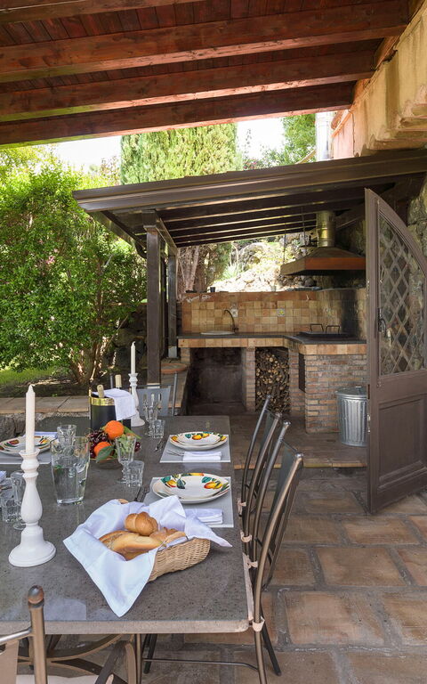 Villa Saracina: Balkong / terrass / uteplats, Exteriör, Utomhus