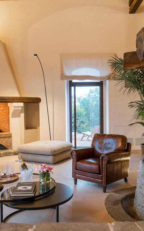 Villa Continella: Vardagsrum