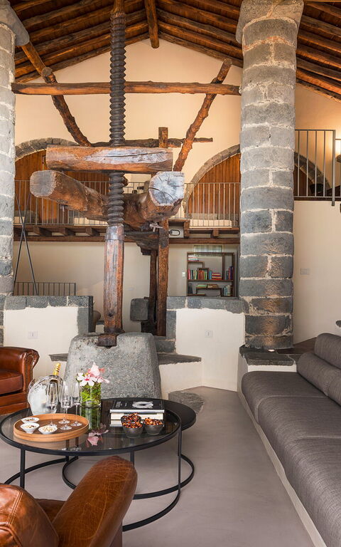 Villa Continella: Vardagsrum