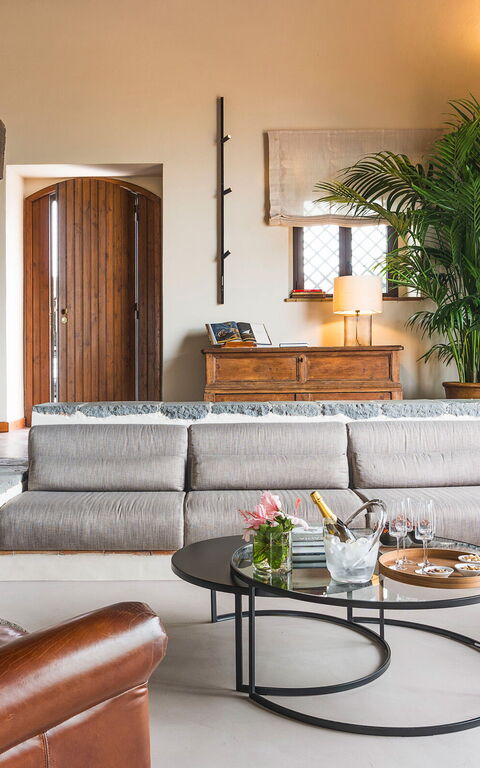 Villa Continella: Vardagsrum