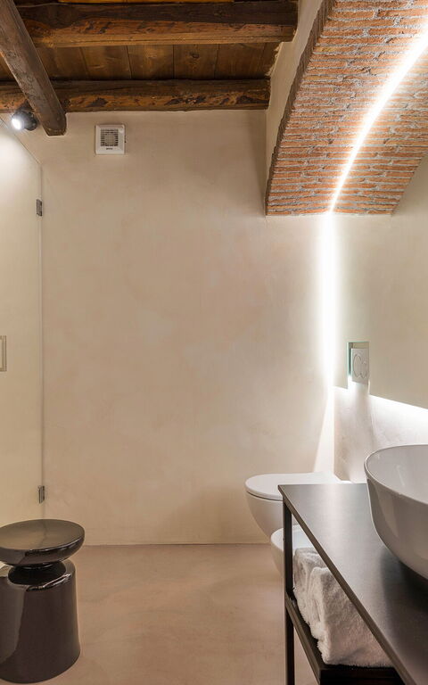 Villa Continella: Badrum
