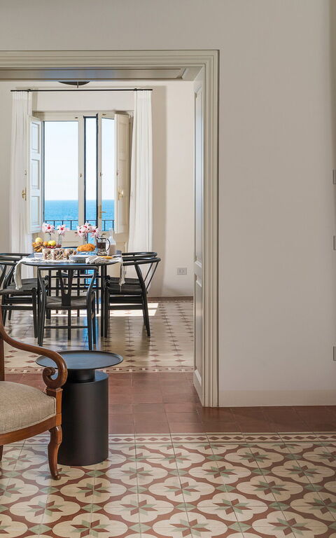 Villa Continella: Vardagsrum