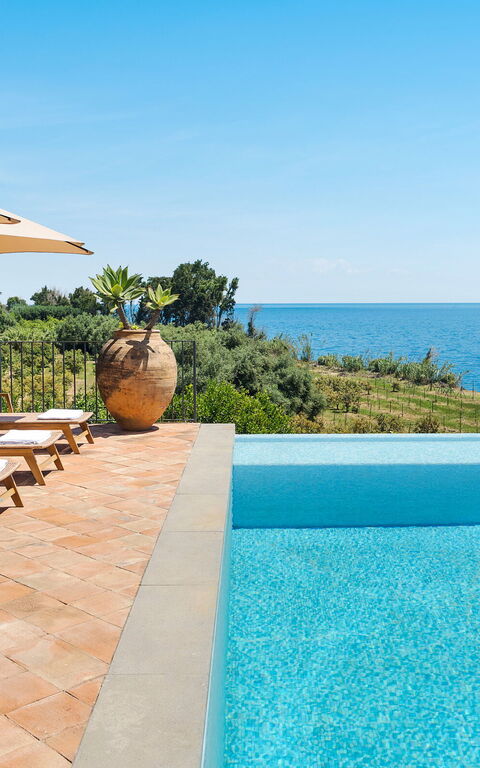 Villa Continella: Exteriör, slå samman, Utomhus, Visningar