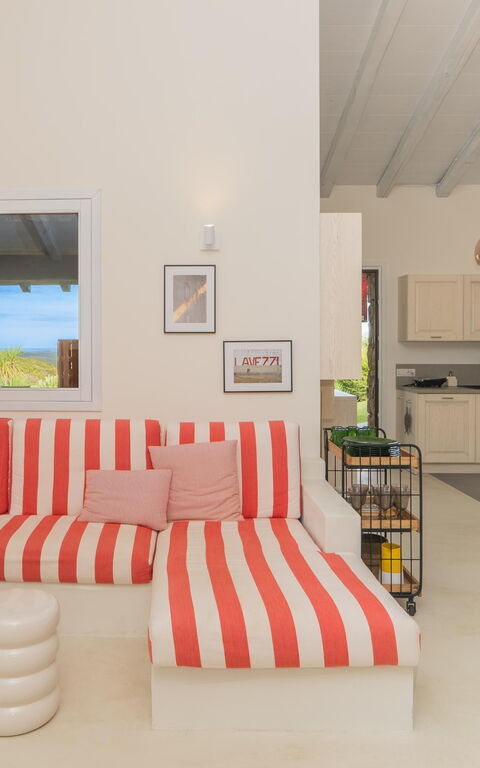 Villa Marinella: Kök, Vardagsrum