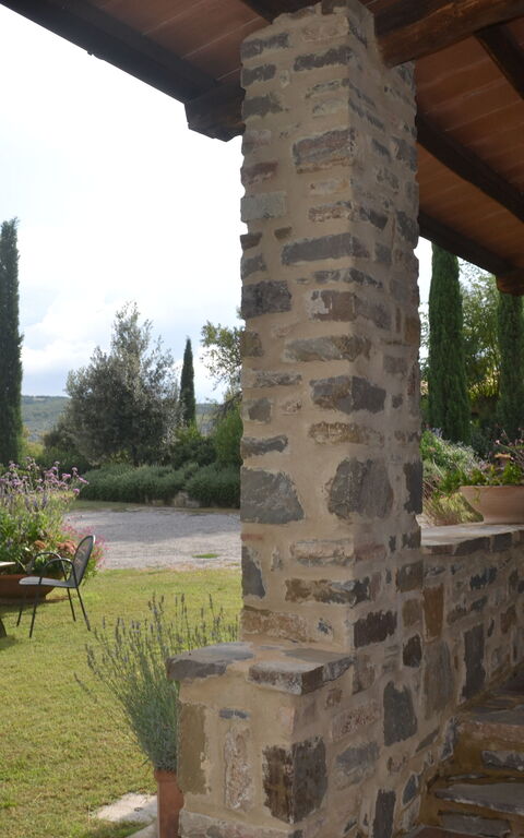 Podere Peteglia: Balkong / terrass / uteplats, Exteriör, Trädgård, Utomhus