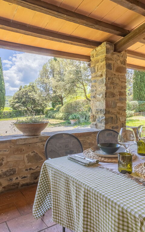 Podere Peteglia: Balkong / terrass / uteplats, Exteriör, Utomhus