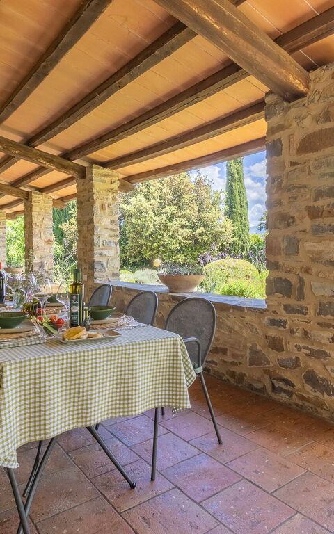 Podere Peteglia: Balkong / terrass / uteplats, Exteriör, Utomhus
