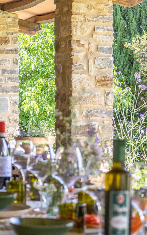 Podere Peteglia: Balkong / terrass / uteplats, Exteriör, Utomhus