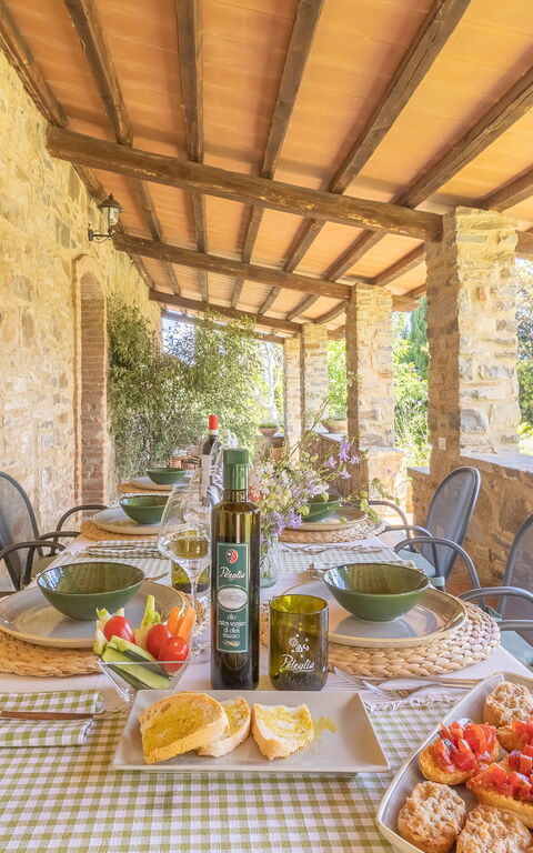 Podere Peteglia: Balkong / terrass / uteplats, Exteriör, Utomhus