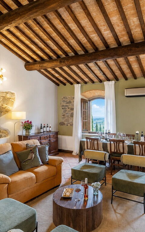 Podere Peteglia: Vardagsrum