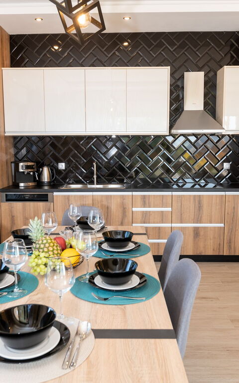 Villa Olympia: Kök, Lunchrum