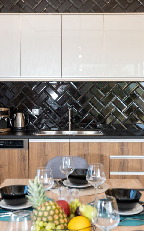 Villa Olympia: Kök, Lunchrum