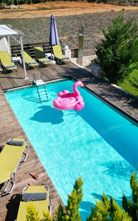 Villa Olympia: Exteriör, slå samman, Utomhus