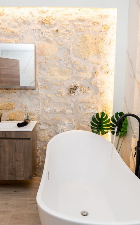 Villa Olympia: Badrum