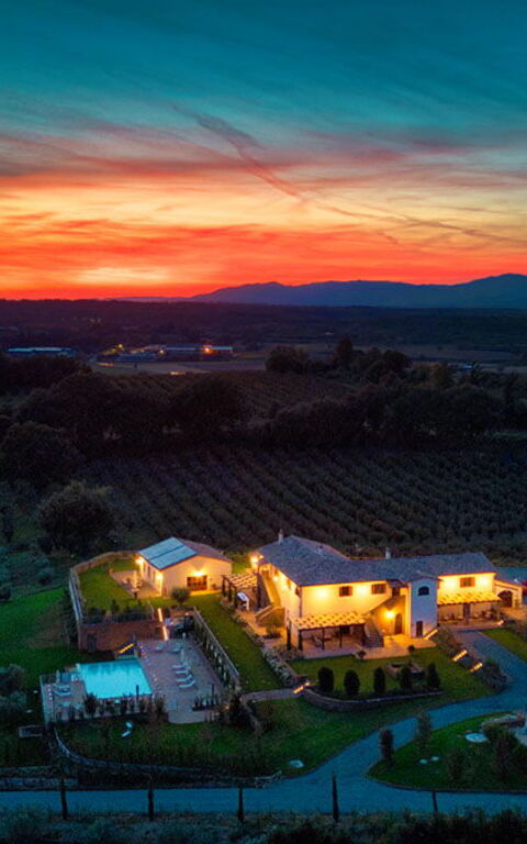 Tenuta Poggio Guiano: Exteriör, Visningar