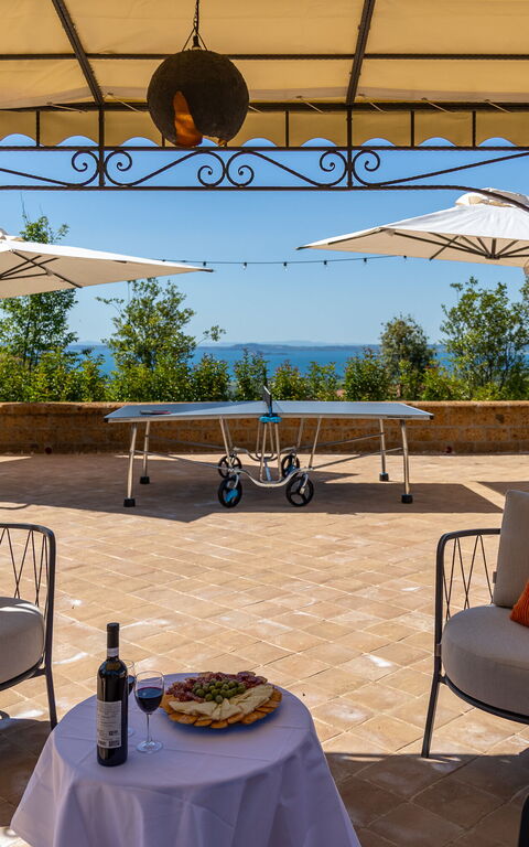 Tenuta Poggio Guiano: Balkong / terrass / uteplats, Exteriör, Utomhus, Visningar