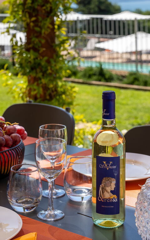 Tenuta Poggio Guiano: Balkong / terrass / uteplats, Exteriör, Trädgård, Utomhus
