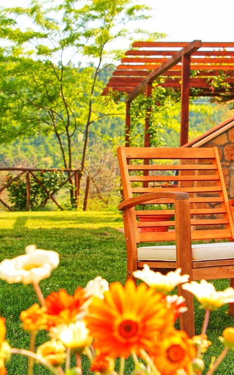 Villa Civita: Trädgård