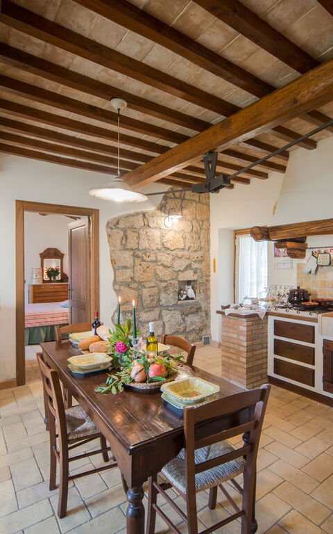 Villa Civita: Kök, Lunchrum