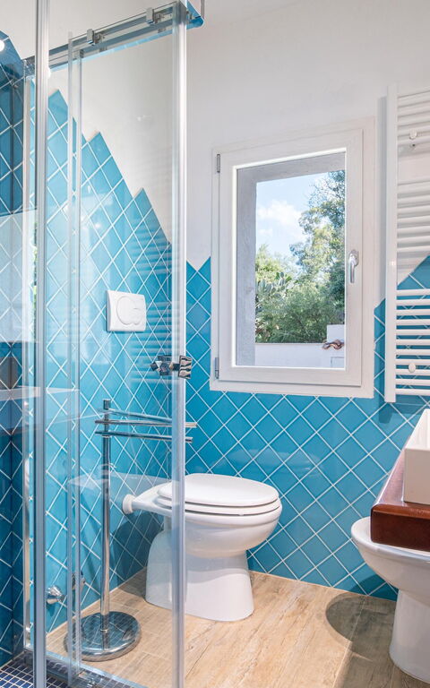 Villa Zephyros: Badrum