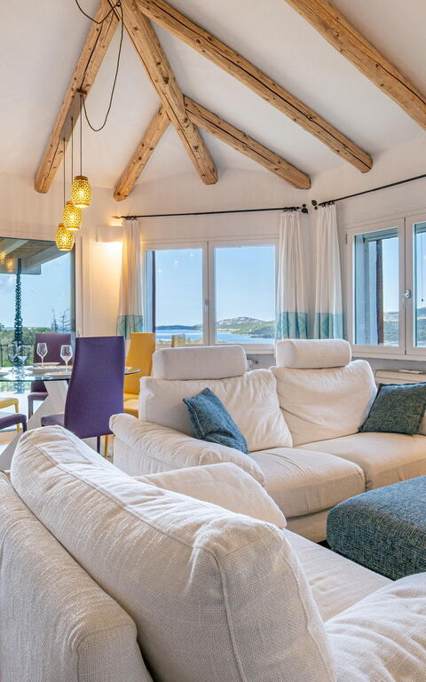 Villa Zephyros: Vardagsrum