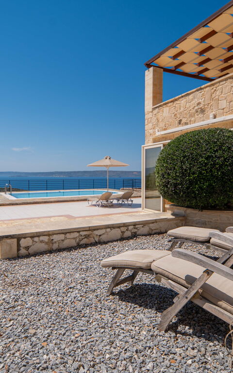 Villa Pi: Exteriör, slå samman, Utomhus, Visningar