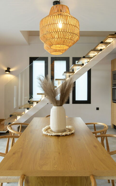 Villa Elais: Kök, Lunchrum