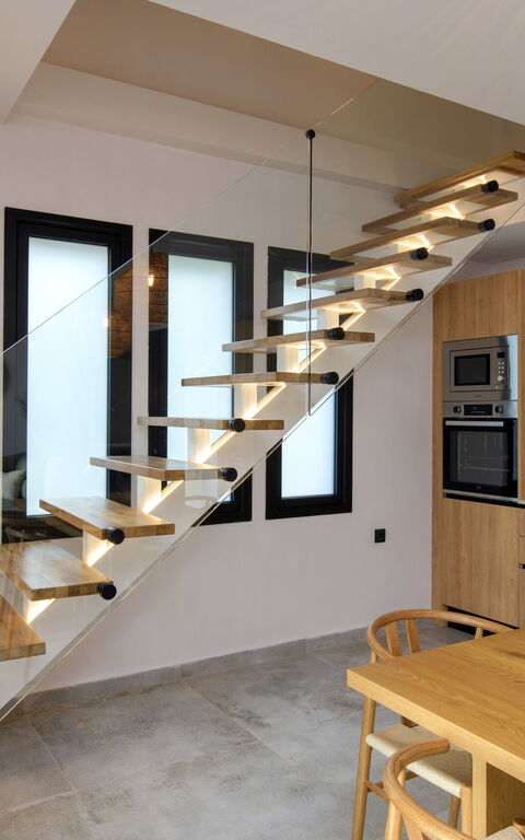 Villa Elais: Kök, Lunchrum