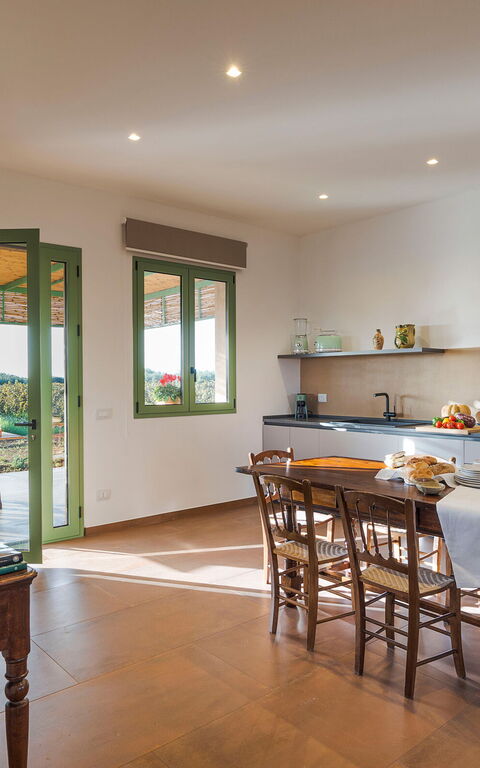 Villa Memà: Kök, Lunchrum