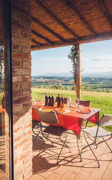 Villa Icario: Balkong / terrass / uteplats, Trädgård, Visningar