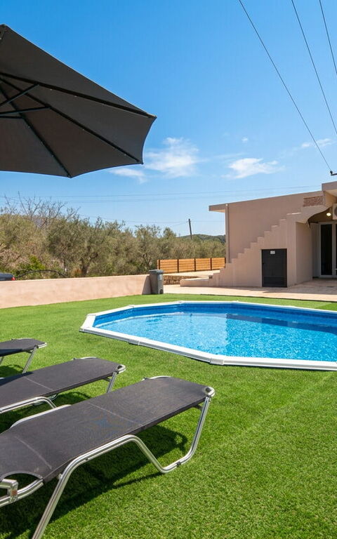 Villa Pasiphae: Exteriör, slå samman, Utomhus