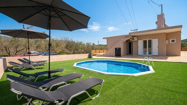 Villa Pasiphae: Exteriör, slå samman, Utomhus